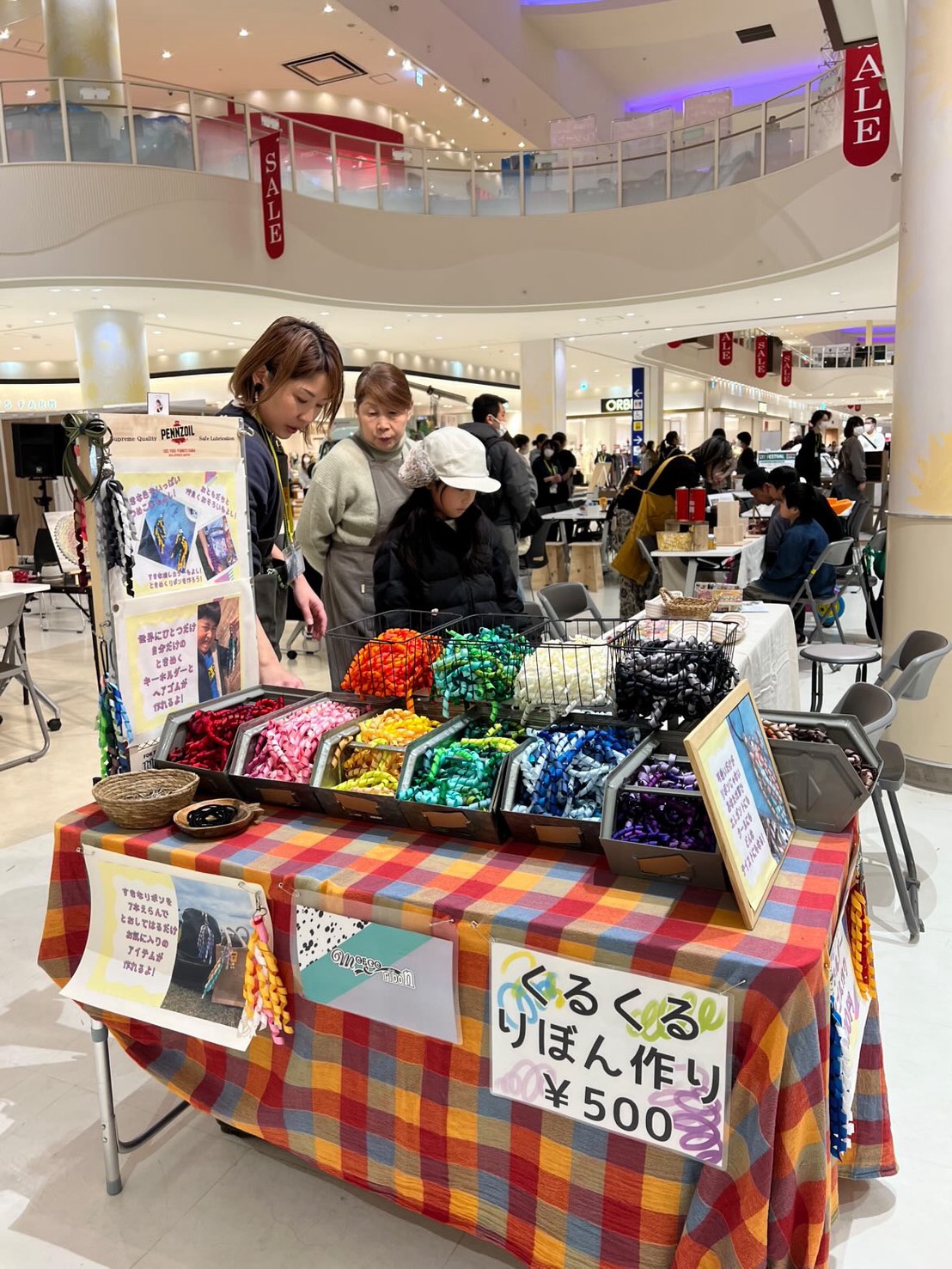 マルシェ出店の様子