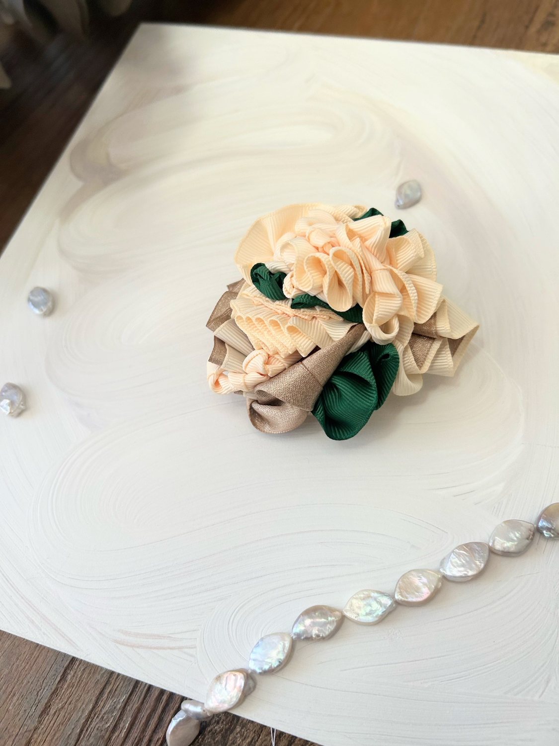 moecoribon リボンアクセサリー作品