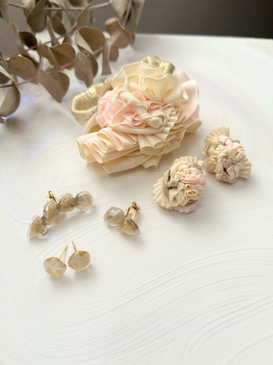 moecoribon リボンアクセサリー作品